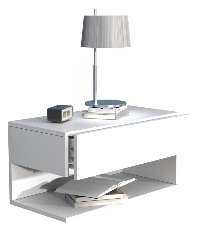 Produktbild: Wandschublade Wand H&auml;nge Nachttisch Usal XL 60cm