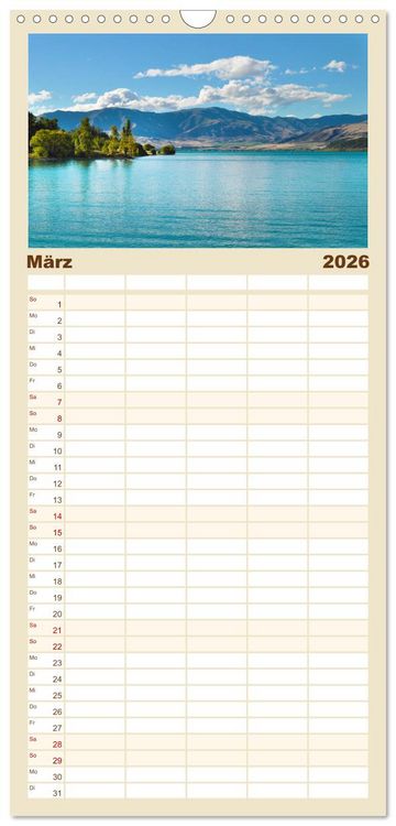 Produktbild: Familienplaner 2026 - Erlebe mit mir Lebenszeit mit 5 Spalten (Wandkalender, 21 x 45 cm) CALVENDO