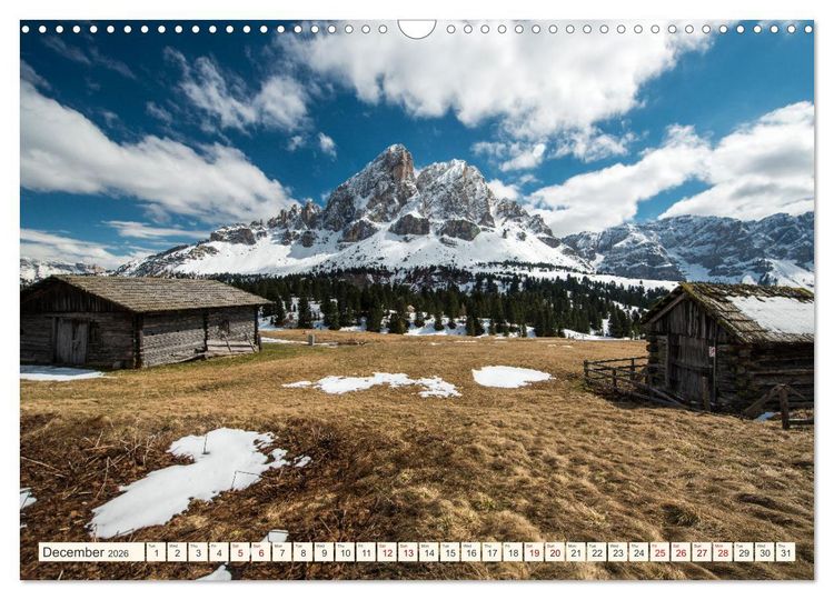 Produktbild: A JOURNEY ON THE DOLOMITES (Wall Calendar 2026 DIN A3 landscape), CALVENDO 12 Month Wall Calendar