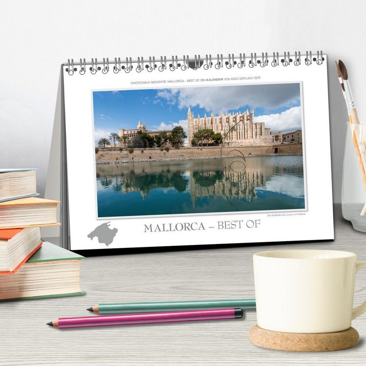 Produktbild: Emotionale Momente: Mallorca Best of (Tischkalender 2026 DIN A5 quer), CALVENDO Monatskalender