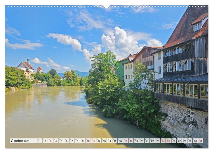 Produktbild: Vom Formarinsee bis Landsberg am Lech - Auf dem Lechradweg (hochwertiger Premium Wandkalender 2026 DIN A2 quer), Kunstdruck in Hochglanz