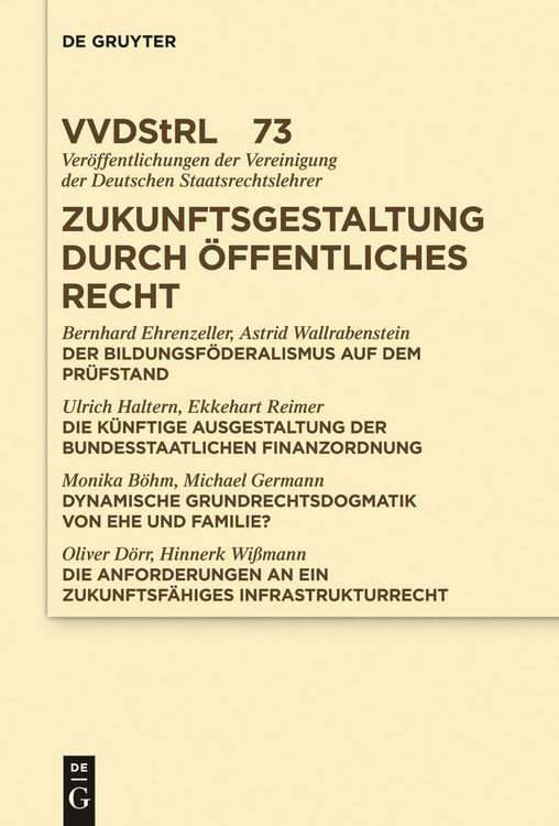 Produktbild: Zukunftsgestaltung durch &Ouml;ffentliches Recht