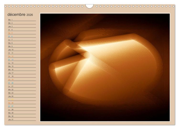 Produktbild: Art, ar&ocirc;me caf&eacute; (Calendrier mural 2026 DIN A3 vertical), CALVENDO calendrier mensuel