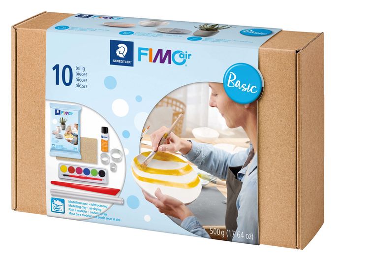 Produktbild: STAEDTLER Bastelset FIMOair 81 Set Lufttrocknende Modelliermasse