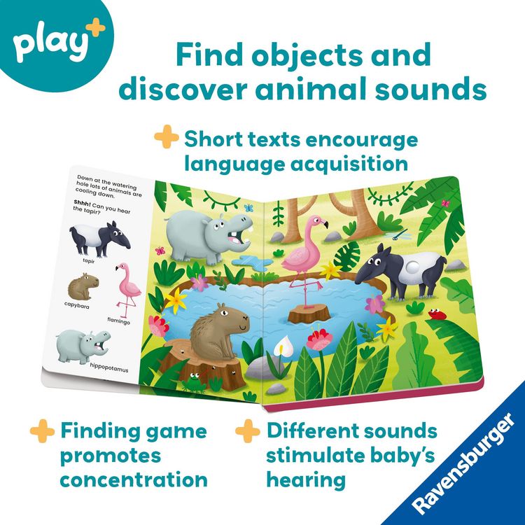 Produktbild: Play+ Shh ... who's there? Jungle Animals