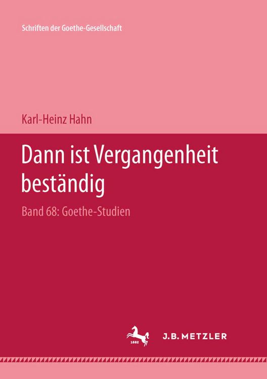 Produktbild: "Dann ist Vergangenheit best&auml;ndig"