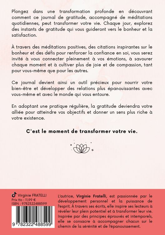 Produktbild: Journal de gratitude