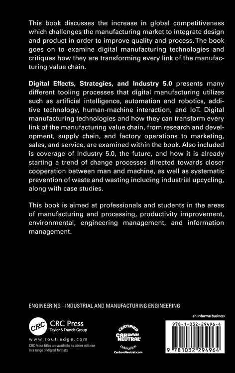 Produktbild: Digital Effects, Strategies, and Industry 5.0