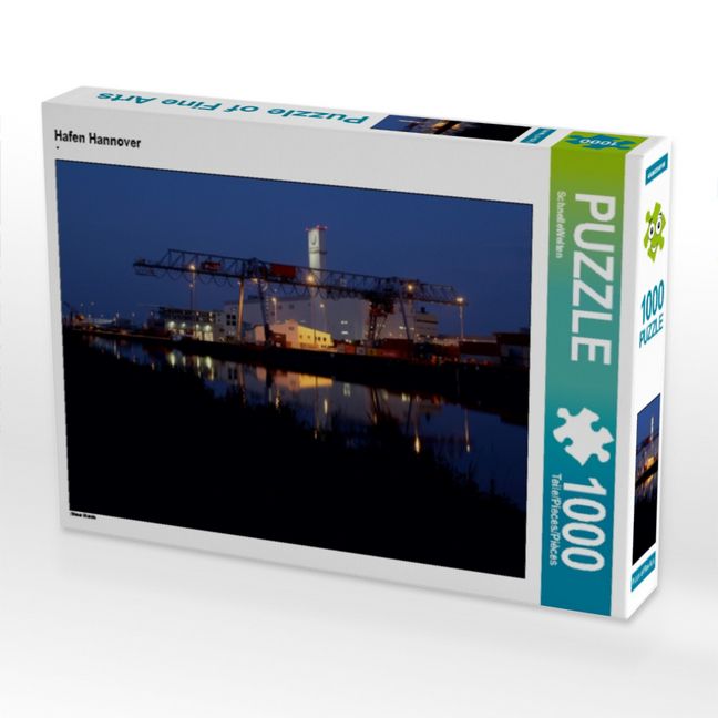 Produktbild: CALVENDO Puzzle Hafen Hannover | 1000 Teile Lege-Gr&ouml;&szlig;e 64x48cm Foto-Puzzle f&uuml;r gl&uuml;ckliche Stunden