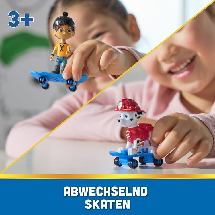 Produktbild: PAW Patrol Hero Pups &ndash; Actionfigurenset mit Marshall Hundefigur, Danny X Figur und Skateboard