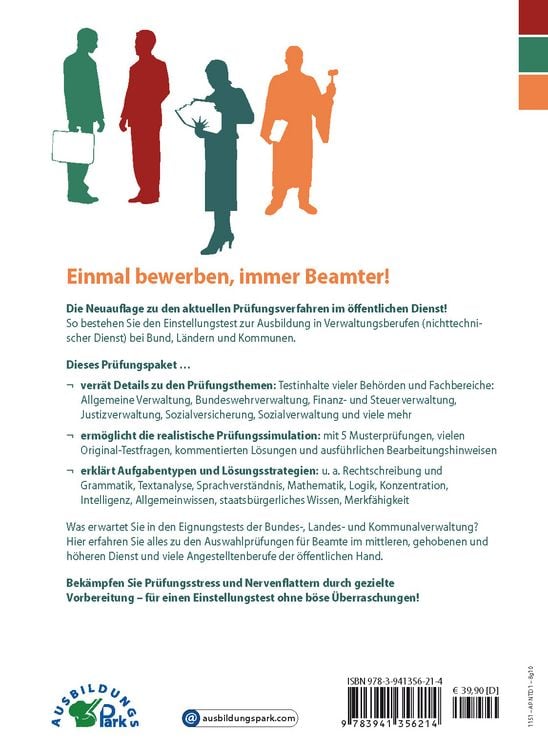 Produktbild: Der Einstellungstest zur Ausbildung im &ouml;ffentlichen Dienst