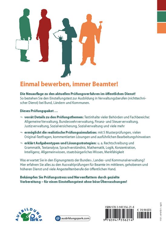 Produktbild: Der Einstellungstest zur Ausbildung im &ouml;ffentlichen Dienst
