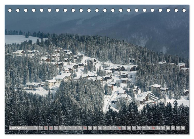 Produktbild: AROSA im Winter (Tischkalender 2026 DIN A5 quer), CALVENDO Monatskalender