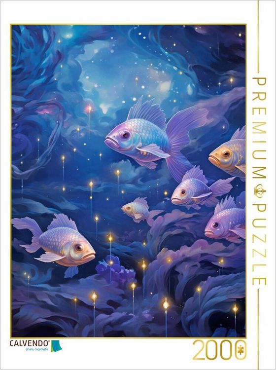 Produktbild: CALVENDO Puzzle Goldfische | 2000 Teile Lege-Gr&ouml;&szlig;e 90x67cm Foto-Puzzle f&uuml;r gl&uuml;ckliche Stunden
