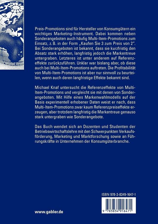 Produktbild: Referenzeffekte von Multi-Item-Promotions