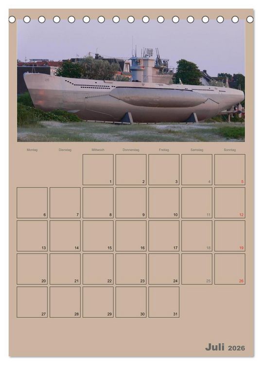 Produktbild: Rund um die Kieler F&ouml;rde / Planer (Tischkalender 2026 DIN A5 hoch), CALVENDO Monatskalender
