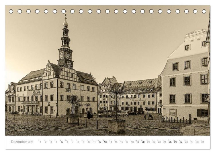 Produktbild: Nostalgiekalender Pirna (Tischkalender 2026 DIN A5 quer), CALVENDO Monatskalender