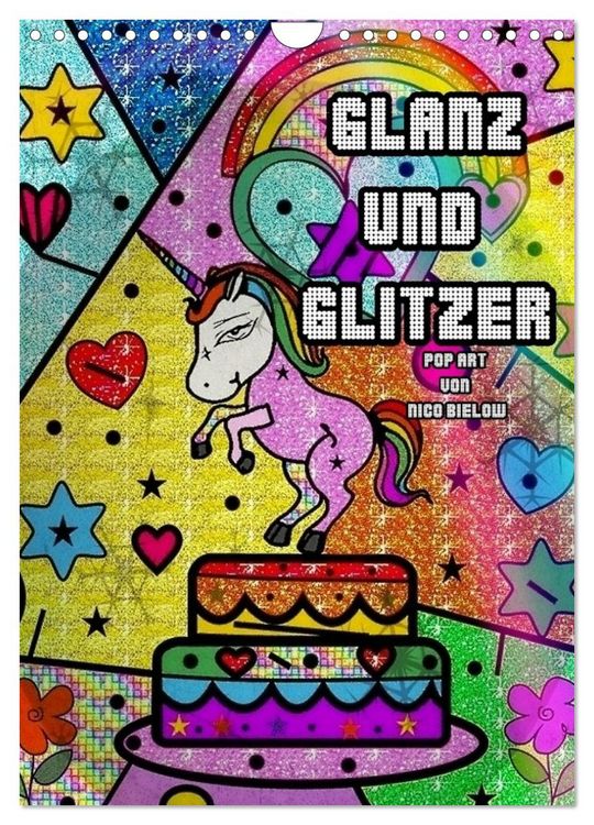 Produktbild: Glanz und Glitzer (Wandkalender 2026 DIN A4 hoch), CALVENDO Monatskalender