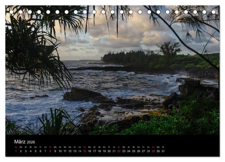 Produktbild: Hawaiianische Tr&auml;ume Big Island (Tischkalender 2026 DIN A5 quer), CALVENDO Monatskalender