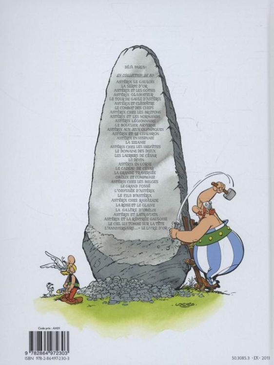 Produktbild: Asterix 34. Le livre d'or d'Ast&eacute;rix