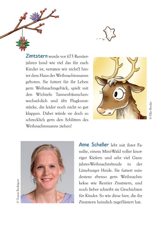 Produktbild: Ein Rentier namens Zimtstern - Ein Adventskalenderbuch in 24 Kapiteln