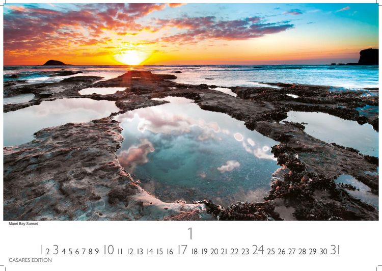 Produktbild: Neuseeland Kalender 2027 &ndash; Wandkalender | Fotokalender Ozeanien 35x50cm &ndash; Bildkalender mit atemberaubenden Naturaufnahmen, perfekt f&uuml;r Reisefans & Neuseeland-Liebhaber