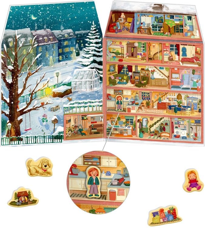 Produktbild: Aufstell-Adventskalender &ndash; Mein buntes Weihnachtshaus