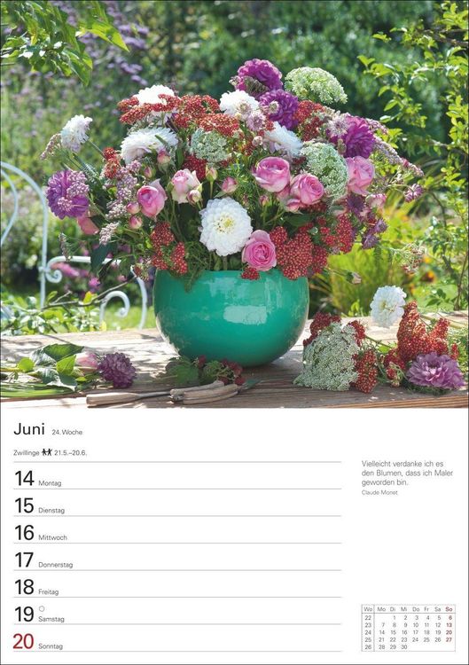 Produktbild: Blumenpracht Wochenplaner 2027 - 53 stimmungsvolle Fotografien