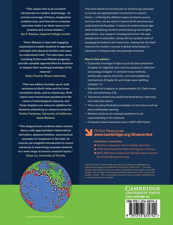 Produktbild: Introduction to Seismology