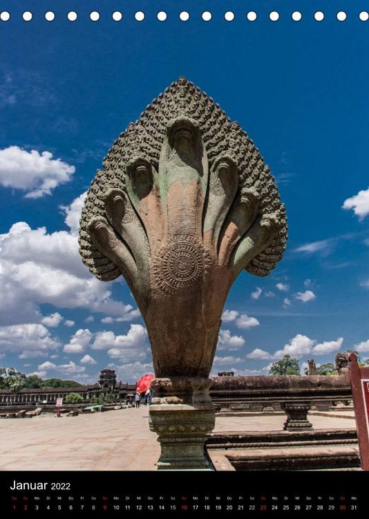 Produktbild: Kambodscha - K&ouml;nigreich der Tempel (Tischkalender 2022 DIN A5 hoch)