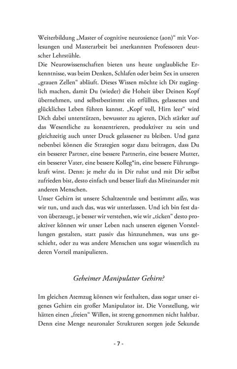 Produktbild: Kopf voll, Hirn leer