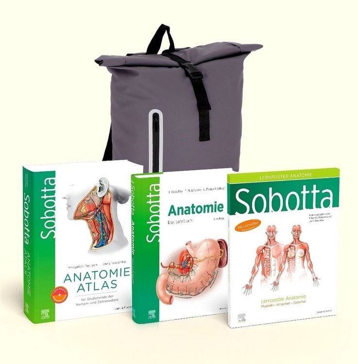 Produktbild: Sobotta Bag Atlas, Lehrbuch und Poster - Limited Edition