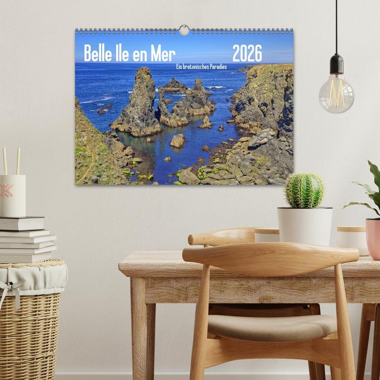 Produktbild: Belle Ile en Mer - Ein bretonisches Paradies (Wandkalender 2026 DIN A3 quer), CALVENDO Monatskalender
