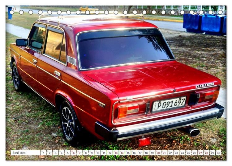 Produktbild: LADA-1600 - Russlands popul&auml;rstes Automobil (Tischkalender 2026 DIN A5 quer), CALVENDO Monatskalender