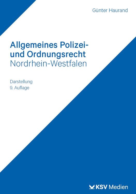 Produktbild: Allgemeines Polizei- und Ordnungsrecht Nordrhein-Westfalen