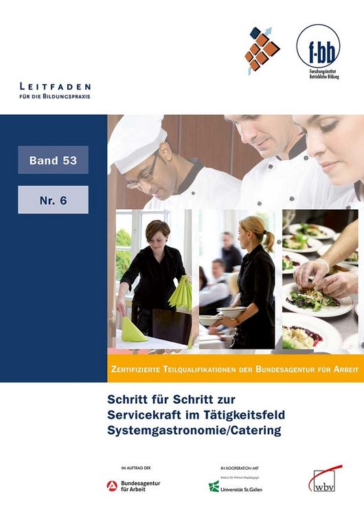 Produktbild: Schritt f&uuml;r Schritt zur Servicekraft im T&auml;tigkeitsfeld Systemgastronomie