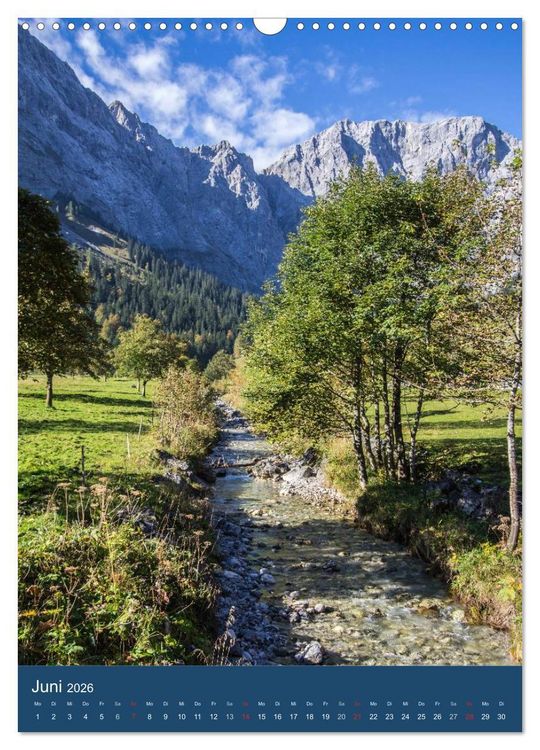 Produktbild: Karwendel - Hinterriss-Eng (Wandkalender 2026 DIN A3 hoch), CALVENDO Monatskalender
