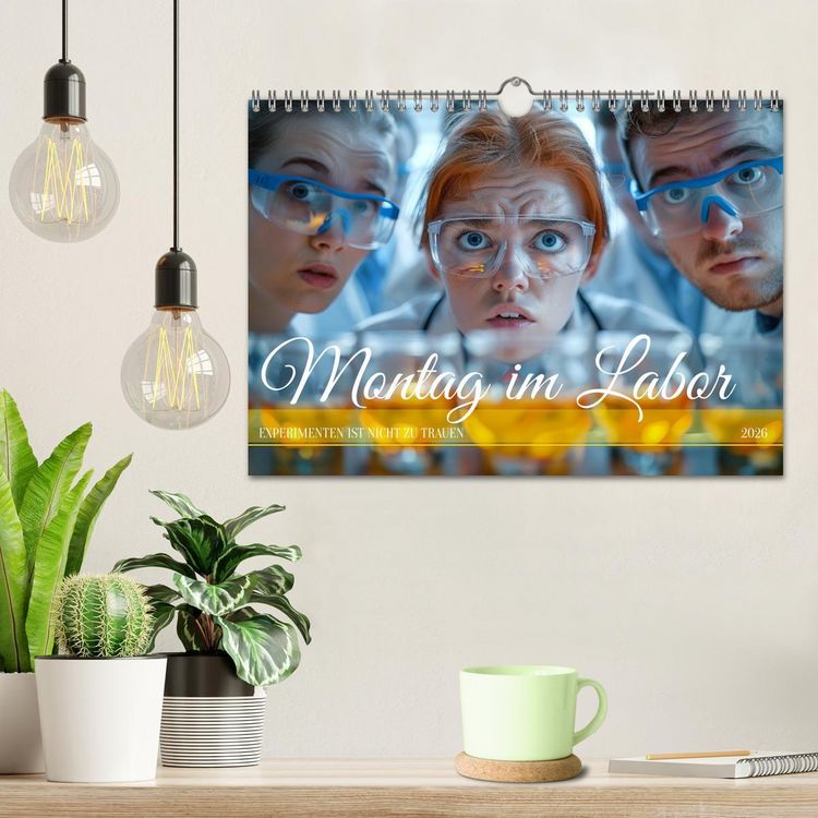 Produktbild: Montag im Labor (Wandkalender 2026 DIN A4 quer), CALVENDO Monatskalender