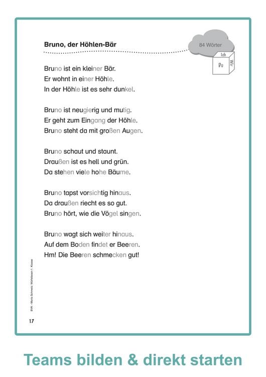Produktbild: W&uuml;rfellesen - 1. Klasse