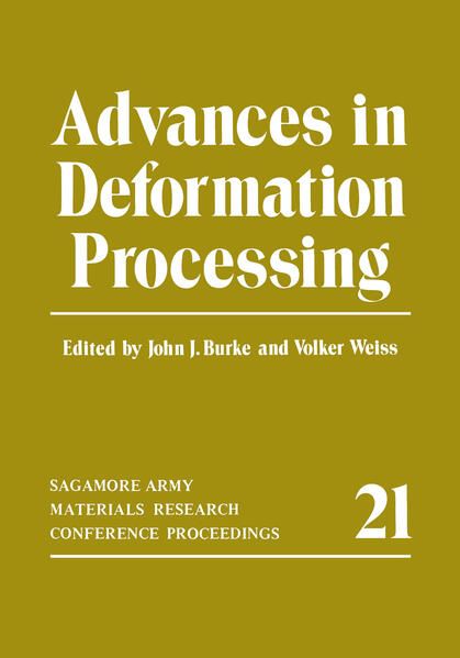 Produktbild: Advances in Deformation Processing