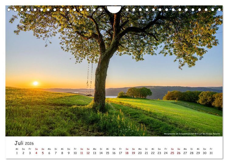 Produktbild: Heimat Entdecken - Eifel (Wandkalender 2026 DIN A4 quer), CALVENDO Monatskalender