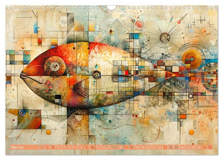 Produktbild: Nu abba Budder bei die Fische! (Wandkalender 2026 DIN A3 quer), CALVENDO Monatskalender