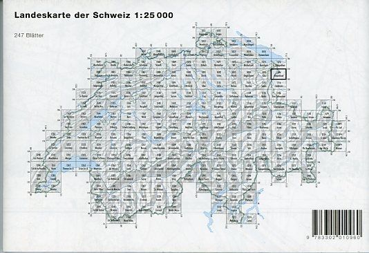 Produktbild: Swisstopo 1 : 25 000 Diepoldsau