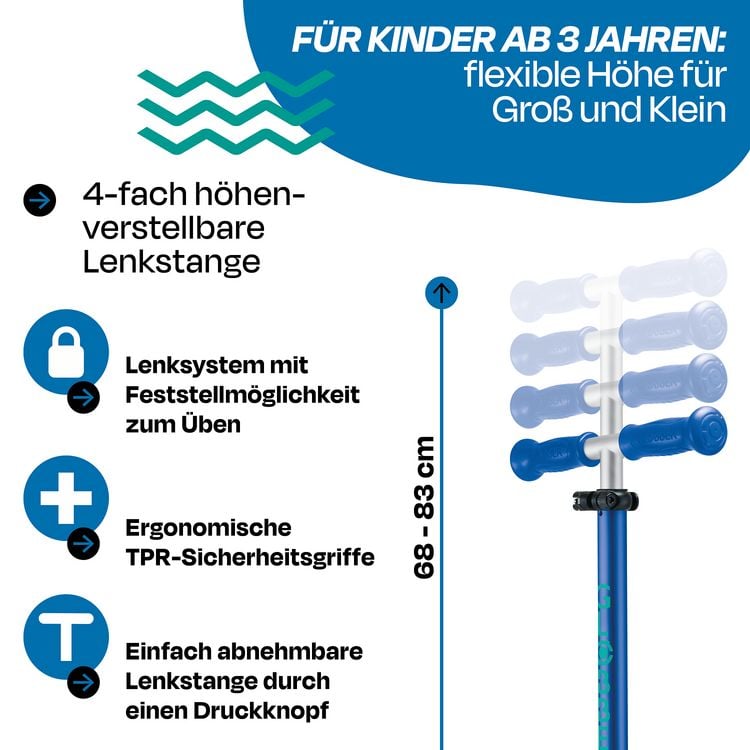 Produktbild: GLOBBER ELITE LIGHTS dunkelblau