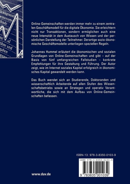 Produktbild: Online-Gemeinschaften als Gesch&auml;ftsmodell
