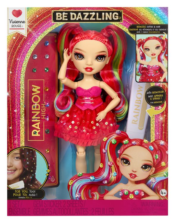 Produktbild: Rainbow High Be Dazzling Fashion Dolls- Vivienne Rouge (Red)