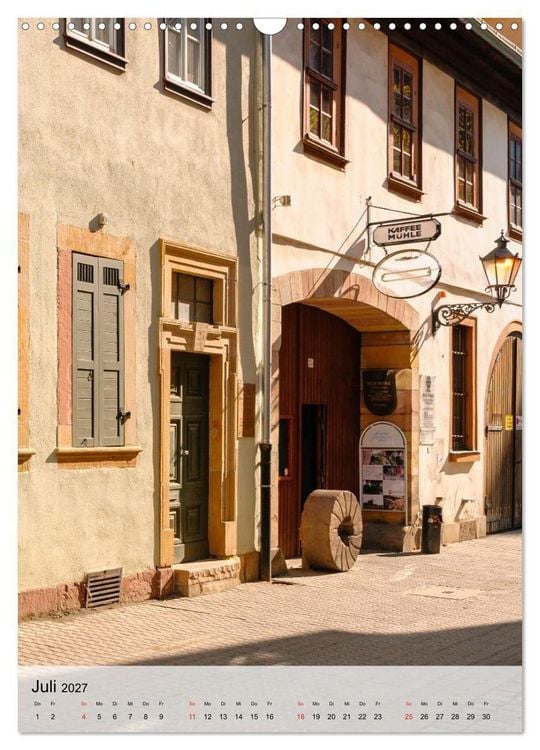 Produktbild: Ein Blick auf Erfurt in Farbe (Wandkalender 2027 DIN A3 hoch), CALVENDO Monatskalender