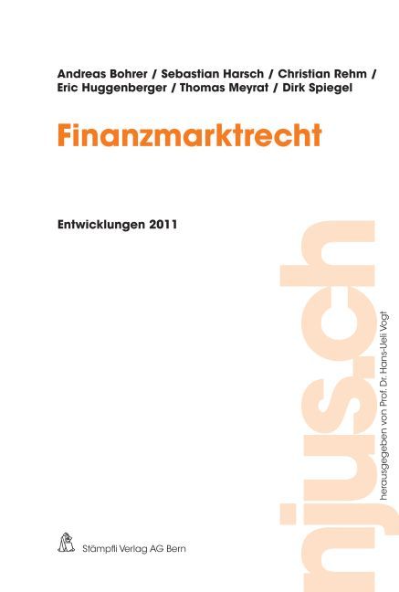 Produktbild: Finanzmarktrecht, Entwicklungen 2011