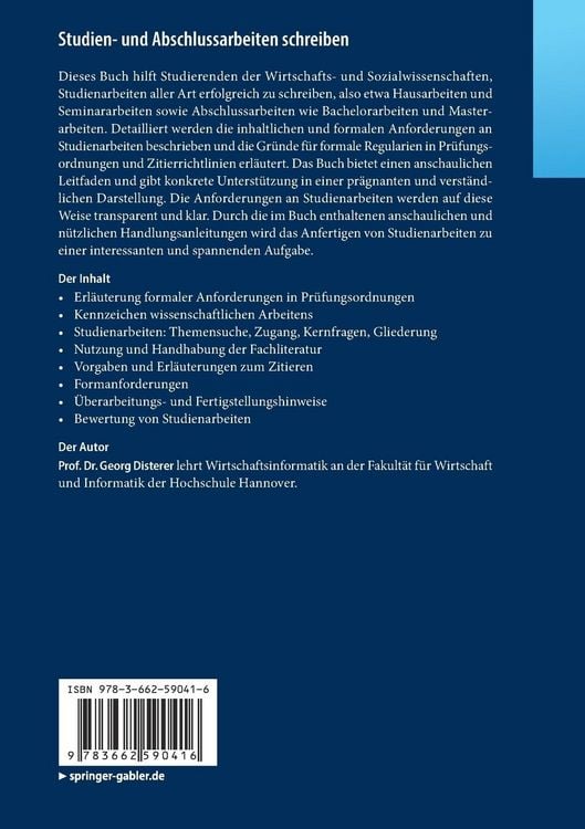 Produktbild: Studien- und Abschlussarbeiten schreiben