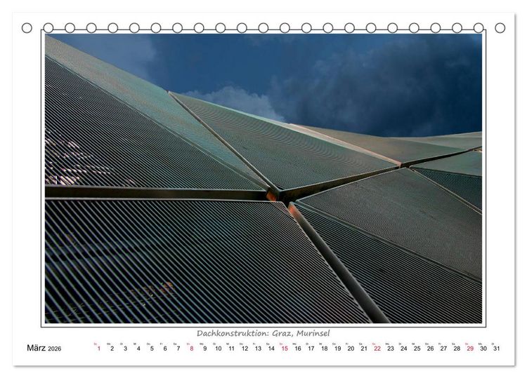 Produktbild: Details zeitgen&ouml;ssischer Architektur (Tischkalender 2026 DIN A5 quer), CALVENDO Monatskalender